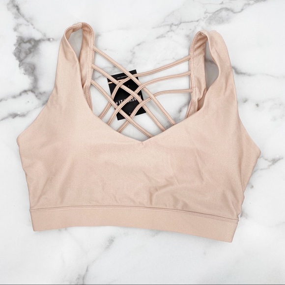 Forever 21 Other - Forever 21 Plus Strappy Athletic Bra NWT 0X Nude